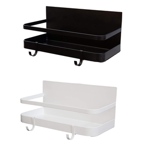 Stable Magnet Organizer Refrigerator Side Storage Shelf Paper Towel Spice Holder Fridge Rack in Sale