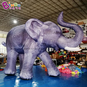 Bingo Design Werbe-Aufblasbares Buntes Elefanten-Tiermodell Maßgefertigter Riesiger Aufblasbarer Elefant für Bühnenevents und Dekoration - Product Image 4