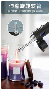 Allume-barbecue électrique à arc plasma en métal, étanche, avec lampe torche et tube d'extension pour activités de plein air (vente en gros) - Product Image 2