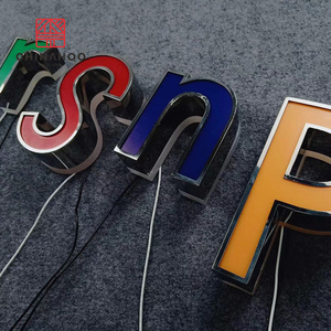 Más 3d signo carta el nombre <span class=keywords><strong>de</strong></span> la tienda <span class=keywords><strong>de</strong></span> diseño <span class=keywords><strong>de</strong></span> logotipo <span class=keywords><strong>de</strong></span> la empresa iluminado café - Product Image 2