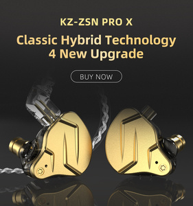 KZ ZSN Pro <span class=keywords><strong>X</strong></span> 1BA + 1DD, écouteurs de Sport, oreillettes à pilote hybride, hi-fi, basses, métal, vente en gros, nouveau, - Product Image 6