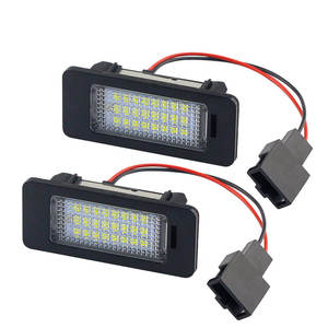 Canbus Lumière de plaque d'immatriculation LED sans erreur blanc 12v pour Audi A1 A3 A4 S4 B8 A5 S5 8T A6 C7 4G Q3 8U Q5 <span class=keywords><strong>8R</strong></span> TT 8J <span class=keywords><strong>VW</strong></span> PASSAT - Product Image 1