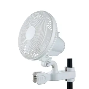 Home appliance office modern fashion white plastic small mini electric 3 speed portable clap clip on fan
