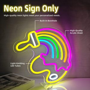 Paint Dreams Letreros Neon LED indoor hanging ambient light shop <b>sign</b> wall decoration light entrance indicator light Customized - Product Image 2