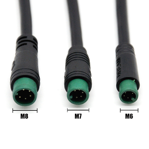 ขั้วต่อกันน้ำ IP65 12V 3A รุ่น M7 M8 2-6 พิน แบบตัวผู้ตัวเมีย วัสดุ PVC สำหรับ<span class=keywords><strong>จ</strong></span>ักรยานไฟฟ้า ไฟ LED มอเตอร์ แบตเตอรี่ <span class=keywords><strong>สาย</strong></span>ทองแดง - Product Image 2