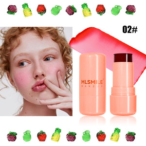 Nouveau Style populaire longue durée étanche refroidissement <span class=keywords><strong>eau</strong></span> gelée teinte lèvre et joue tache Blush bâton - Product Image 5