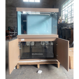 Lớn Tempered Glass Fish Tank Tủ năng lượng mặt trời cụ lọc cho phòng tắm nhà bếp phòng khách ngoài trời khách sạn sử dụng-thời tiết - Product Image 1
