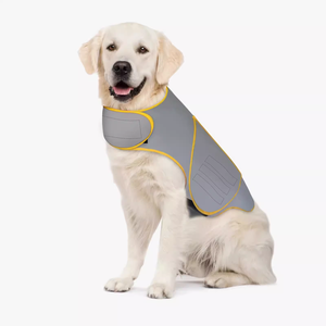 ठोस गुलाबी xl समायोज्य सांस लेने योग्य कुत्ते जैकेट प्यारा चिंता राहत शांत बनिट वसंत गर्म परिधान पालतू जानवर तनाव रिहाई - Product Image 4