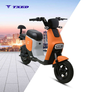 Moto électrique de tourisme TXED, fourche à suspension de 14 pouces, moteur de roue arrière 48V/500W, batterie 48V/24Ah, 32 km/h - Product Image 1