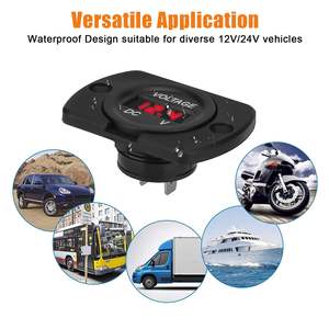 Цифровой Вольтметр для автомобильного аккумулятора, 12 В, 24 В - Product Image 6