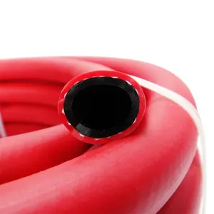 High Pressure 3/8 20 30 40 Bar 600 Psi PVC Mixed Rubber Air Pump Hose For Medium Duty Air Compressor Retractable Water Fuel Oil