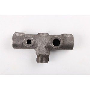 Connecteur à 6 voies en acier moulé pour compresseur d'air, pièce de rechange pour compresseur à piston avec filetage mâle de 32 mm - Product Image 1