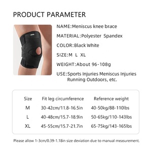 Đai hỗ trợ đầu gối thun thoáng khí VBOSi 0003, sản xuất OEM, hỗ trợ giảm đau thể thao, dành cho chạy bộ, bóng chuyền, bò, giảm đau khớp - Product Image 5