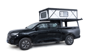 Carpa Rígida de Aluminio para Techo de Camioneta, para las Cuatro Estaciones, con Soporte para la Cama que Soporta el Peso de 2 Adultos - Product Image 4