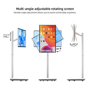 Téléviseur intelligent <span class=keywords><strong>portable</strong></span> de 24 pouces <span class=keywords><strong>sur</strong></span> roues, téléviseur intelligent rechargeable, écran tactile, téléviseurs mobiles intelligents et caméra pour la maison - Product Image 4