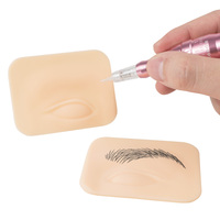 Fournitures de microblading artificiel de haute qualité, tampon en silicone pour sourcils pour la formation au maquillage permanent et au tatouage