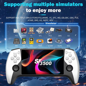 Console de jeu portable rétro multifonctionnelle Jumon 5 pouces IPS HD SF3500, compatible multi-systèmes avec port FHD et double cœur - Product Image 2