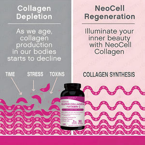 Cápsulas de Super Colágeno + Vitamina C Tipo 1 y 3 con Biotina y <span class=keywords><strong>Placenta</strong></span> de Oveja para el Apoyo de la Piel, Cabello, Uñas y Articulaciones, 180 Cápsulas - Product Image 6