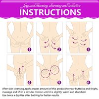 Huile essentielle pour l'augmentation des fesses, huile raffermissante pour le lifting des hanches, huile de massage pour l'amélioration des fesses