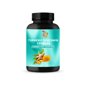 Cápsulas de Cúrcuma y Curcumina de Alta Calidad OEM con 1000mg por Porción, Apoyan la Salud de las Articulaciones y el Sistema Inmunitario - Product Image 1