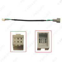 Adaptateur USB de port de changement de connecteur à 6 broches pour les modèles de voiture Mitsubishi Fil d'origine Transfert de câble USB automatique