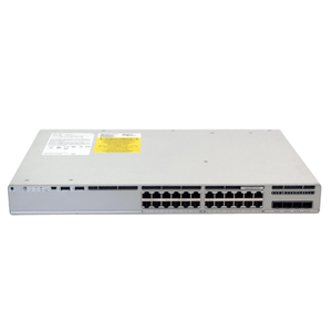 Le C9200L-24T-4X-A possède 24 ports Ethernet Gigabit 10/100/1000 Mbps, associés à 4 ports optiques SFP+ 10G pour l'uplink. - Product Image 1