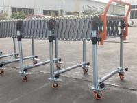 Unpowered Logistics Warehouse Movable Stainless Steel Flexible Telescopic Gravity Roller Conveyor