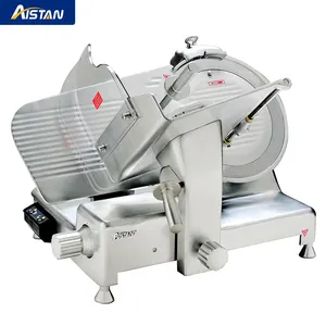 Cortador de carne semiautomático profissional 10'' 250mm: Máquina cortadora eficiente para equipamentos de cozinha comercial