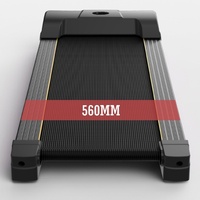 Cinta de correr eléctrica silenciosa de acero para gimnasio en casa, multifuncional, plegable, equipo de fitness completo, con pantalla LED de alta definición, para exportación