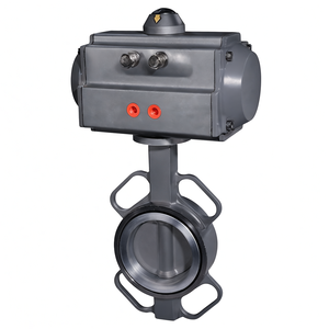 Vanne papillon pneumatique de type wafer à commande pneumatique en acier inoxydable COVNA - Product Image 3