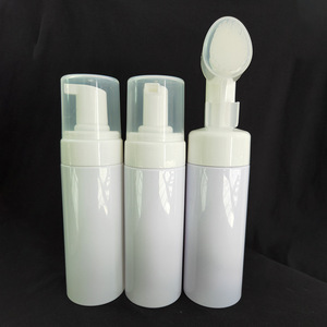 100ml 150ml 200ml plastic cosmetische schuim pomp fles 80ml dispenser spray <span class=keywords><strong>applicator</strong></span> fles met borstel top voor cleanser en mouss - Product Image 6