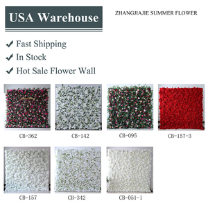 Fondo de Tela de Pared de Flores Artificiales de Buena Calidad para Decoración de Fiestas, en Stock en Almacén de EE. UU. - Product Image 3