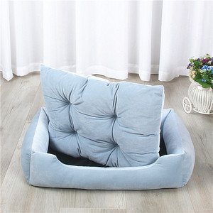 Cojín Protector de Muebles para Mascotas, Extraíble, de Terciopelo, 50*37cm, para Perros y Gatos, Cama Moderna y Relajante con Tapete de Sofá, Diseño Sólido - Product Image 4
