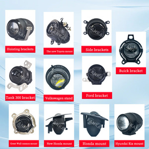 ฟานไค 2.0 นิ้วไฟ LED สามสีสำหรับติดตั้งในรถยนต์ ความสว่างสูง ใช้ได้กับรถยนต์ทั่วไป สำหรับการดัดแปลงอัพเกรด - Product Image 2