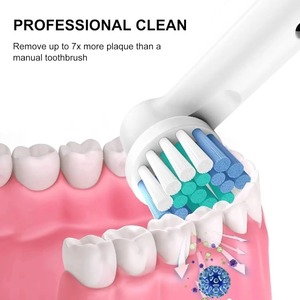 Cabezales de repuesto para <span class=keywords><strong>cepillo</strong></span> de dientes eléctrico compatibles con <span class=keywords><strong>Oral</strong></span>-<span class=keywords><strong>B</strong></span> Braun <span class=keywords><strong>Professional</strong></span> - Cerdas suaves para el cuidado dental - Product Image 6