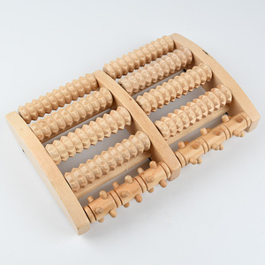 Rouleau de <span class=keywords><strong>massage</strong></span> des pieds en bois <span class=keywords><strong>chinois</strong></span> pour la santé, masseur de bain de pieds, masseur de circulation sanguine pour la relaxation - Product Image 1
