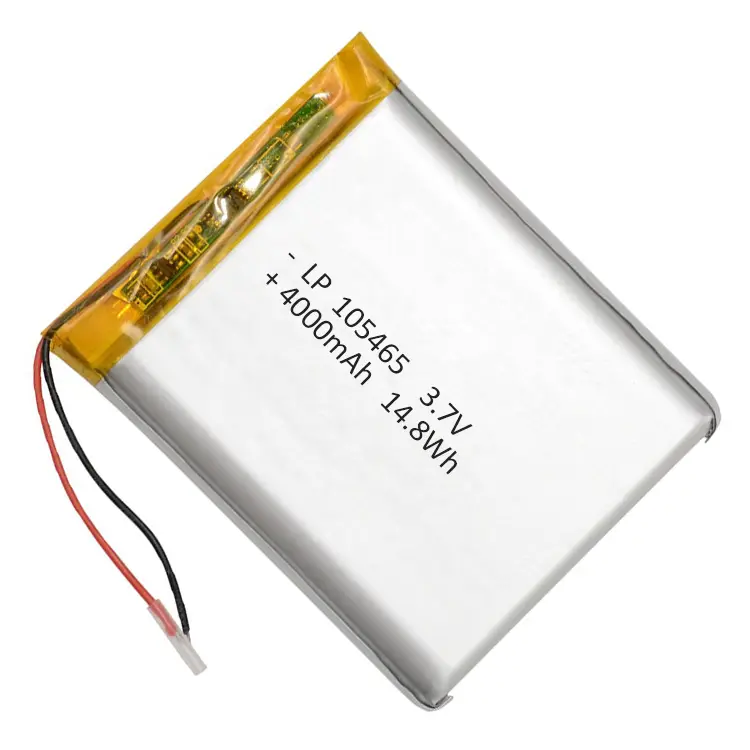 OEM מפעל ליתיום פולימר חבילה 105465 4000mah Li יון פולימר סוללה 3.7v