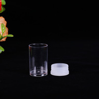 Bahan berkualitas tinggi transparan 5 ml 5 ml kecil Mini Travel ukuran saku Vitamin kesehatan pena ramping panjang tabung pil PS bening botol pil