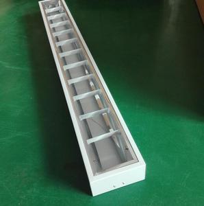 Luminaria LED T8 Moderna de Alta Calidad con Certificación CE ROHS, Tipo Rejilla, 1x4 pies, Empotrada, 1x40W, Fluorescente, con Rejilla, G13, Integrada, 1.2m - Product Image 1