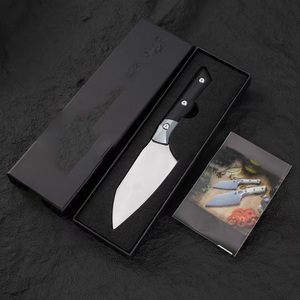 Ensemble de couteaux de chef japonais Micro Technology, lame en acier G10+, manche en alliage d'aluminium, couteaux de cuisine avec étui - Product Image 5