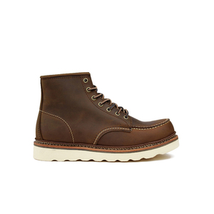 <span class=keywords><strong>Botas</strong></span> de Media Pantorrilla de Cuero de Grano Completo con Construcción Goodyear de Alta Calidad para Hombre, Estilo Vintage, Transpirables e Impermeables para Otoño y Actividades al Aire Libre - Product Image 1