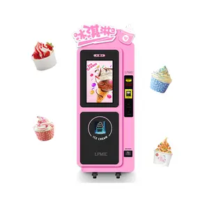Tự động màn hình cảm ứng thương mại mềm Ice Cream Máy bán hàng tự động với thời gian thực giám sát