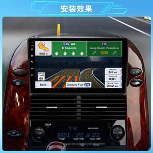 Grand écran LCD VA transfrontalier de 9 pouces pour Toyota Sienna 2004-2010 Machine Android de navigation de voiture avec type CarPlay 1DIN - Product Image 2