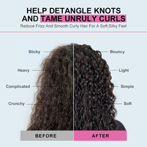 Cabello rizado Leave in Curl Cream Curling Moisture Cream 250ML Defining Curly Curls Cream - Product Image 5