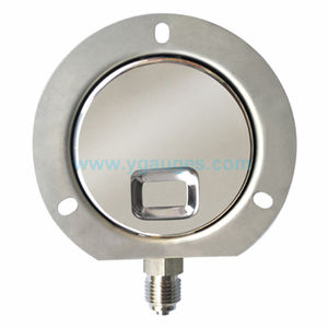 Todos SS alta qualidade líquido enchido manômetro com <span class=keywords><strong>flange</strong></span> traseiro - Product Image 3