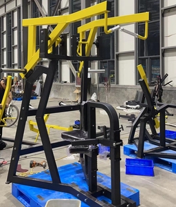 Máquina de <span class=keywords><strong>Remo</strong></span> Alto con Carga de Discos de Acero <span class=keywords><strong>Hammer</strong></span> Strength para Gimnasio, Equipo de Fitness para Fisicoculturismo y Entrenamiento de Fuerza para Espalda - Product Image 5