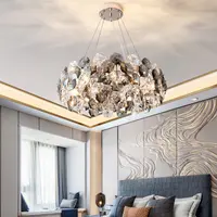 Lampadari di illuminazione dell'hotel lampadario moderno di lusso in oro lampadario a sospensione lampadario moderno in cristallo soffitto lampade a sospensione di lusso