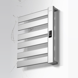 Smart Electric Heated <b>Towel</b> Warmer Wall Mounted 195W Aluminum <b>Towel</b> Rack LED Display 24H Timer APP Control Mihome CN Region - Product Image 1