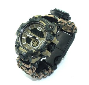 Reloj Táctico de Supervivencia para Senderismo con Brújula, Silbato y Encendedor, Multifuncional y Personalizable con Logotipo DFS10 - Product Image 4