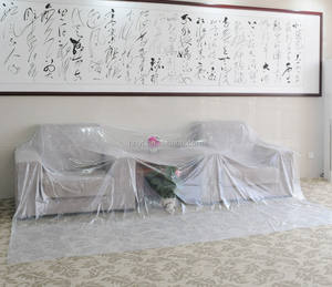 प्लास्टिक फिल्म ड्रॉप कपड़े रोल ड्रॉप कपड़े 17मिल धूल शीट पॉलीथीन धूल शीट प्लास्टिक शीट्स प्लास्टिक शीटिंग - Product Image 6